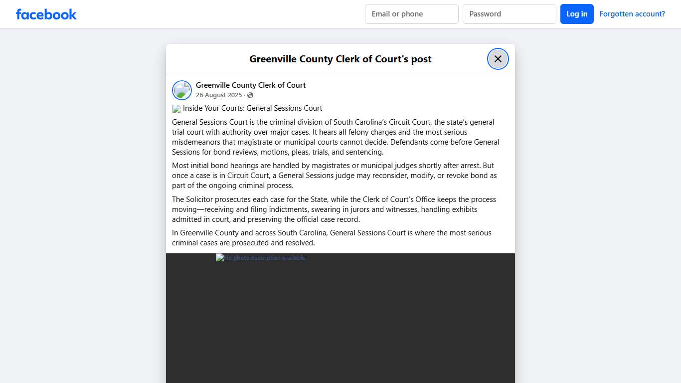 ⚖️ Inside Your Courts:... - Greenville County Clerk of Court Facebook